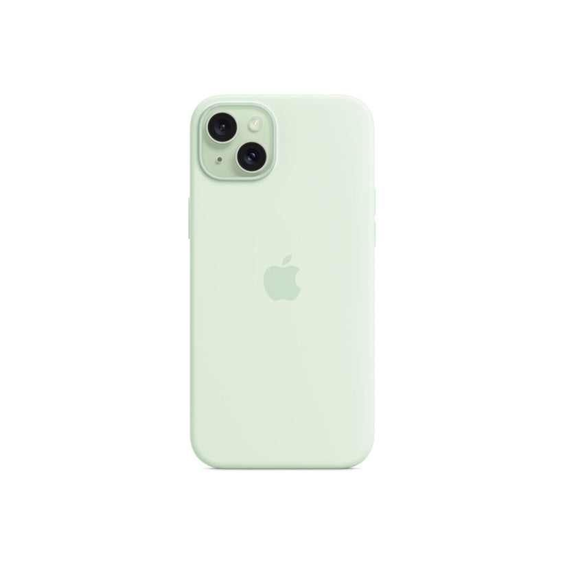 Apple iPhone 15 Plus Silikónový obal s MagSafe - Soft Mint