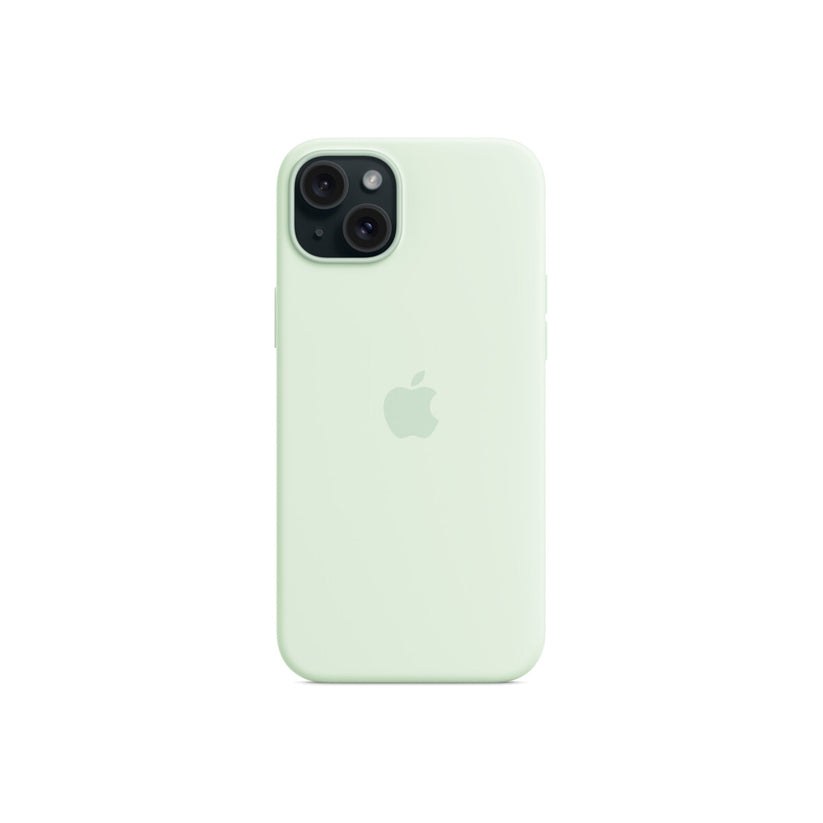 Apple iPhone 15 Plus Silikónový obal s MagSafe - Soft Mint