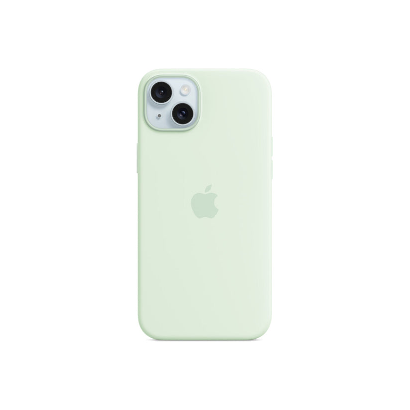 Apple iPhone 15 Plus Silikónový obal s MagSafe - Soft Mint