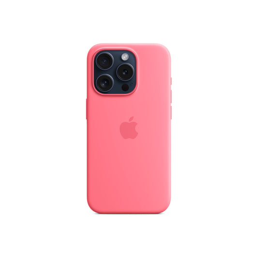 Apple iPhone 15 Pro Silikónový obal s MagSafe - Pink