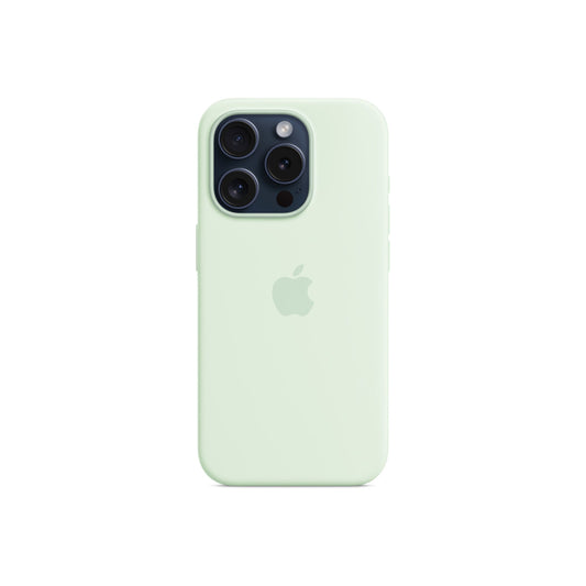 Apple iPhone 15 Pro Silikónový obal s MagSafe - Soft Mint