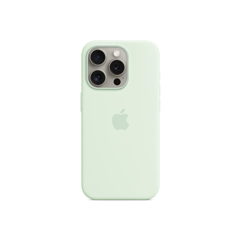 Apple iPhone 15 Pro Silikónový obal s MagSafe - Soft Mint
