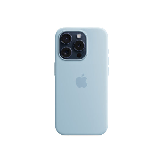 Apple iPhone 15 Pro Silikónový obal s MagSafe - Light Blue