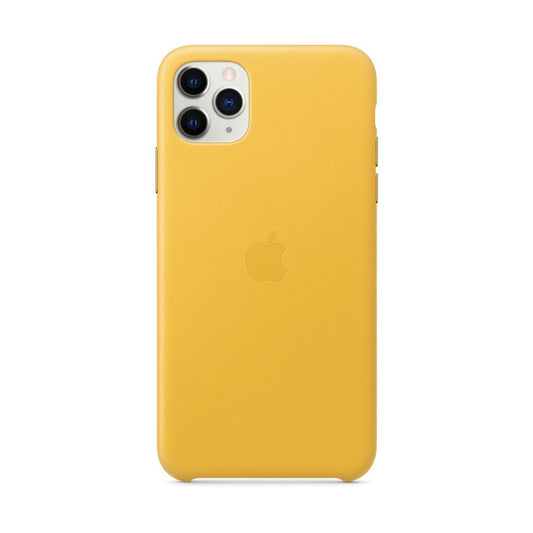 Apple kožený kryt na iPhone 11 Pro Max - Meyer Lemon