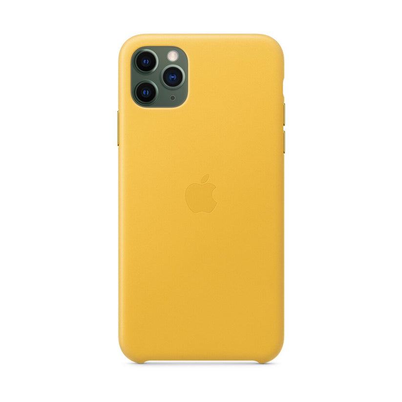 Apple kožený kryt na iPhone 11 Pro Max - Meyer Lemon