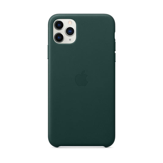 Apple kožený kryt na iPhone 11 Pro Max - Forest green