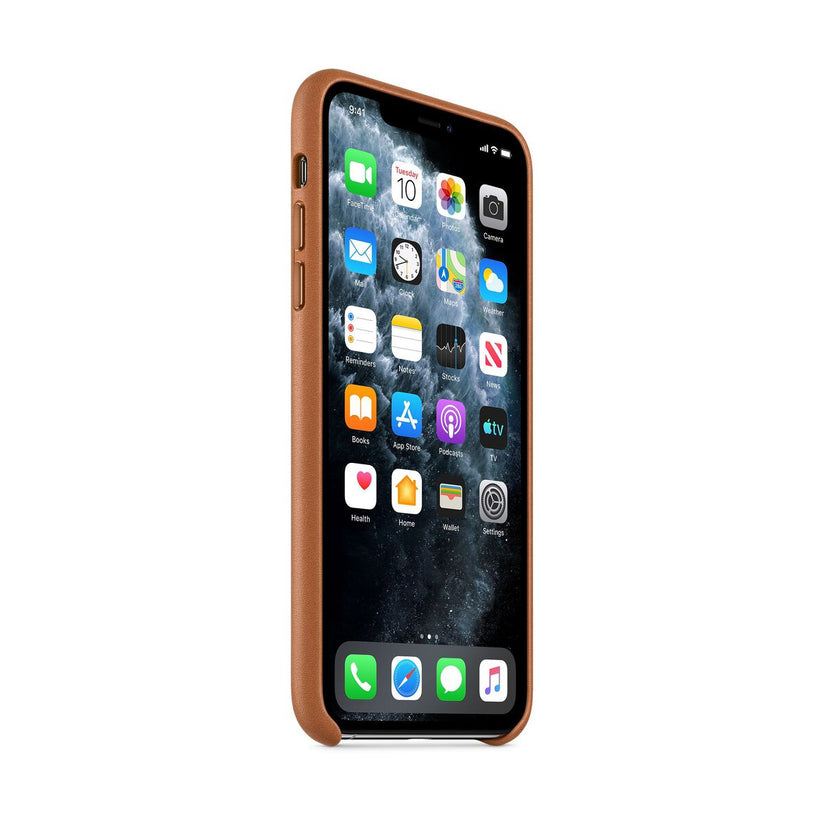 Apple kožený kryt na iPhone 11 Pro Max - Saddle Brown