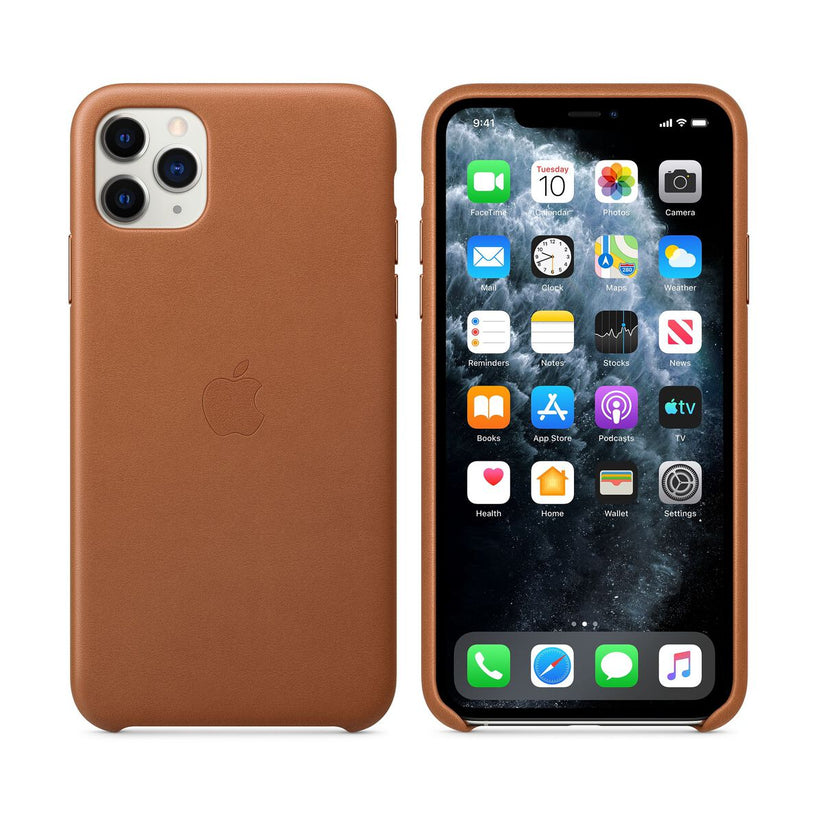 Apple kožený kryt na iPhone 11 Pro Max - Saddle Brown