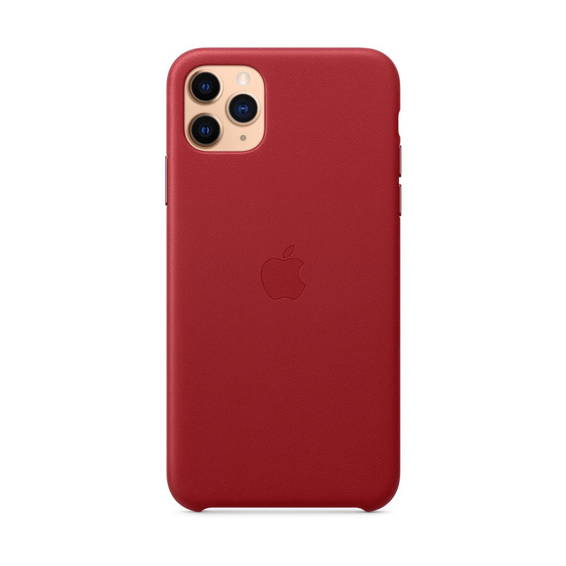 Apple kožený kryt na iPhone 11 Pro Max - (PRODUCT)RED