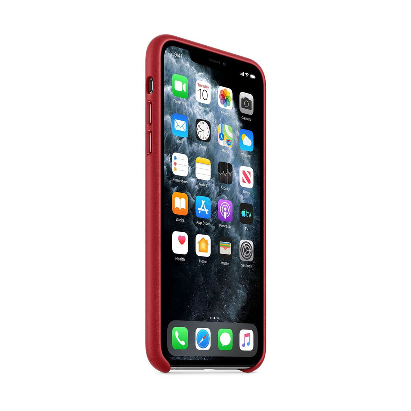 Apple kožený kryt na iPhone 11 Pro Max - (PRODUCT)RED