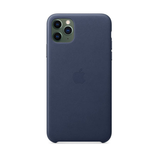 Apple kožený kryt na iPhone 11 Pro Max - Midnight Blue
