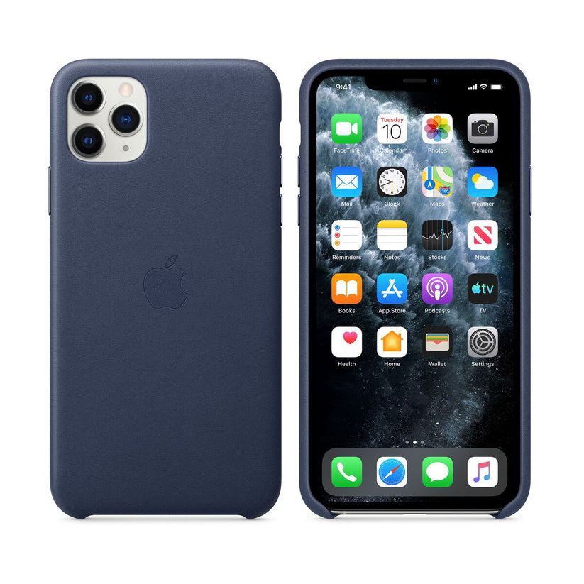 Apple kožený kryt na iPhone 11 Pro Max - Midnight Blue