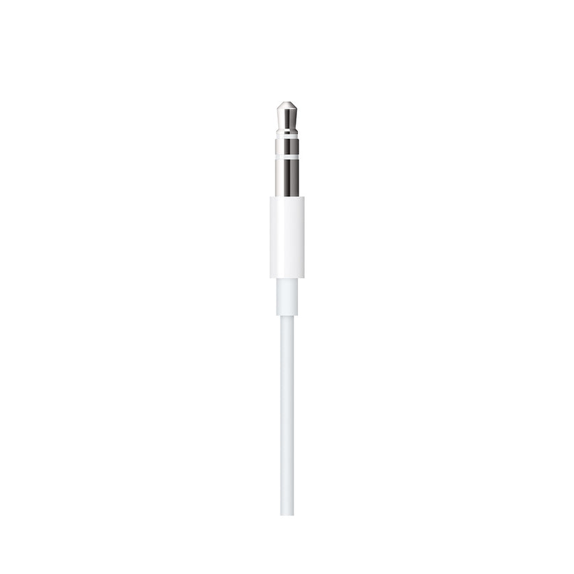 Zvukový kábel s konektorem Lightning a 3,5mm jackom (1,2m) - biely