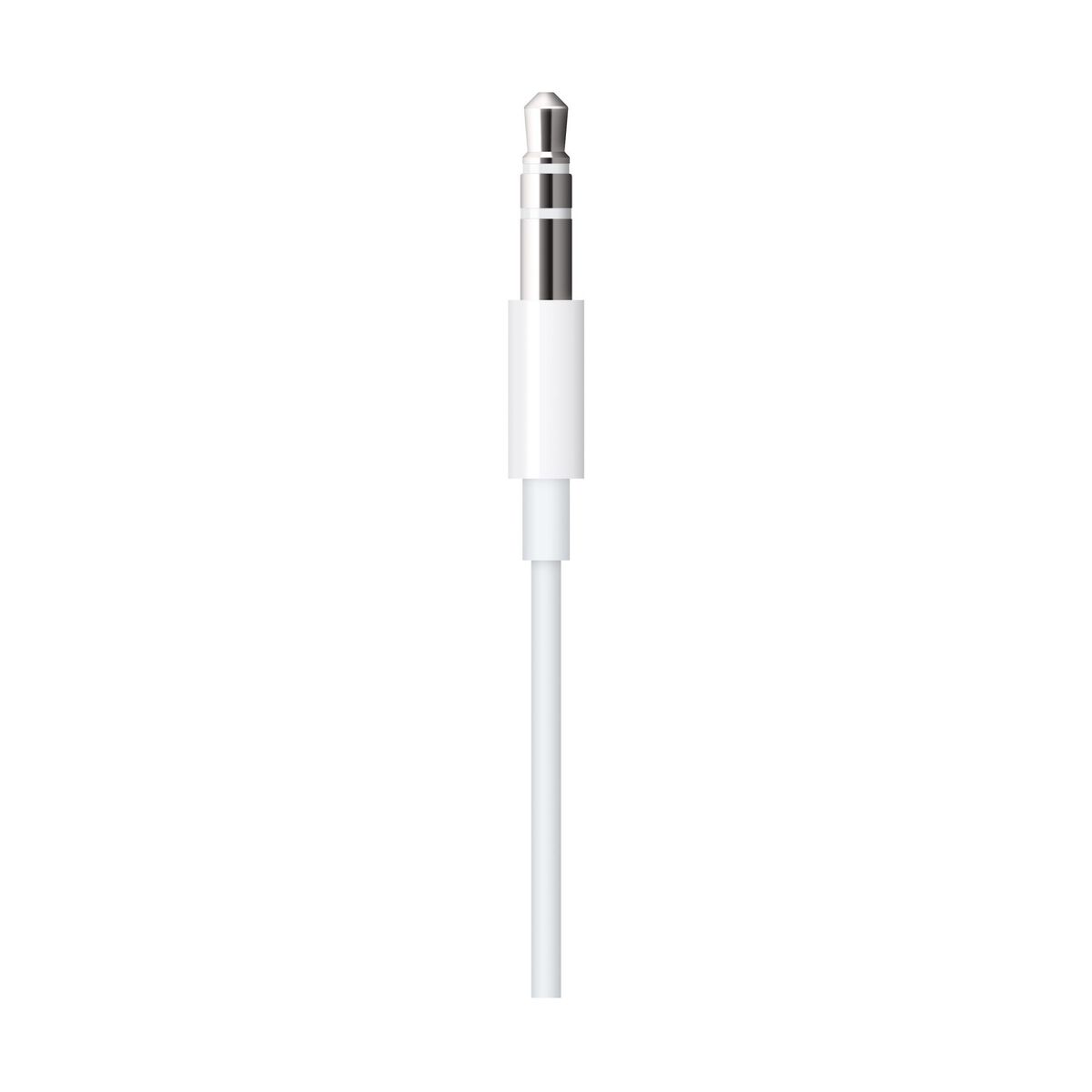 Zvukový kábel s konektorem Lightning a 3,5mm jackom (1,2m) - biely