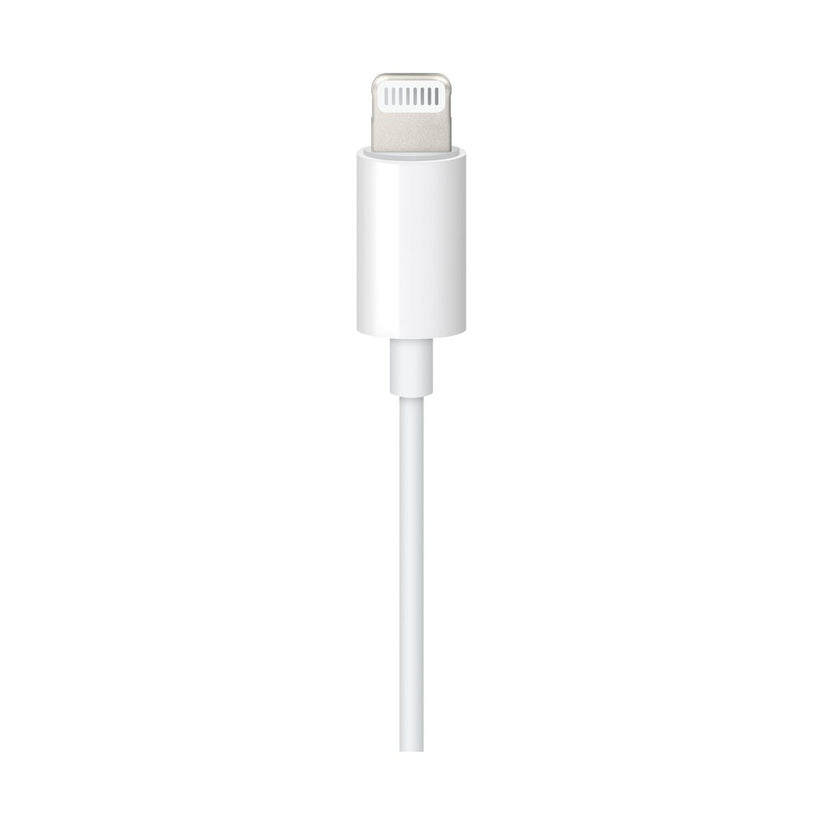 Zvukový kábel s konektorem Lightning a 3,5mm jackom (1,2m) - biely