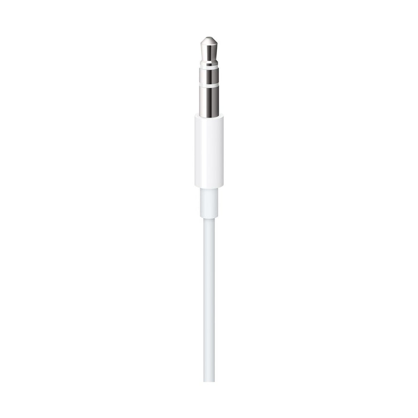 Zvukový kábel s konektorem Lightning a 3,5mm jackom (1,2m) - biely