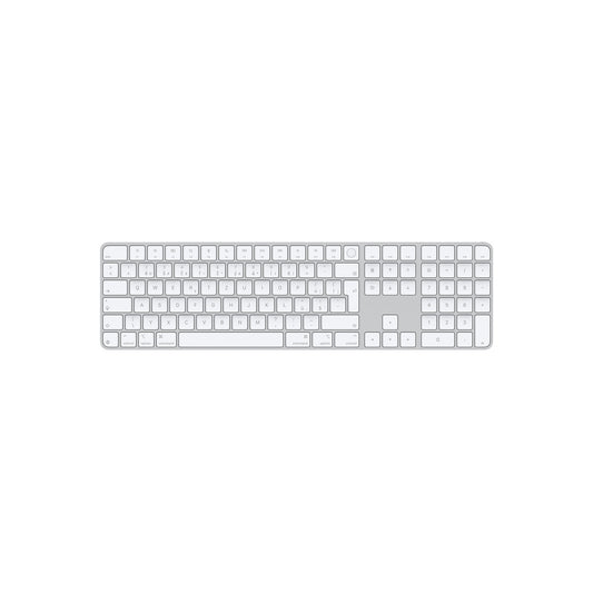 Magic Keyboard with Touch ID and Numeric Keypad for Mac models with Apple silicon - Czech - White Keys