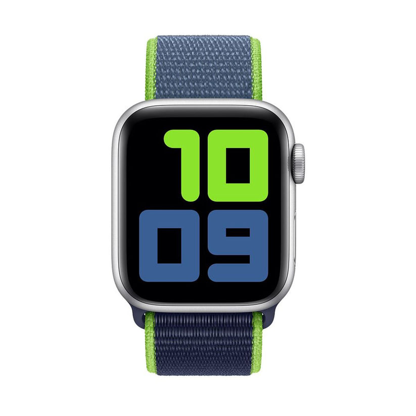 Apple Watch 40mm Band: Neon Lime Sport Loop (Seasonal Spring2020)