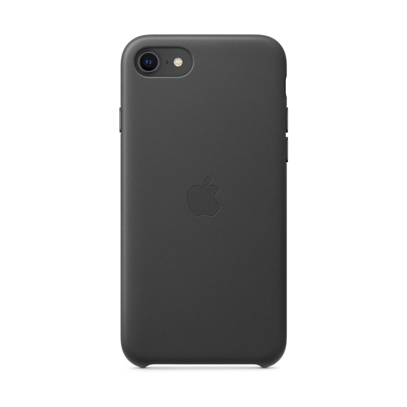 Apple iPhone SE2 Leather Case - Black