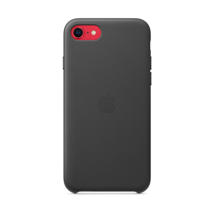 Apple iPhone SE2 Leather Case - Black