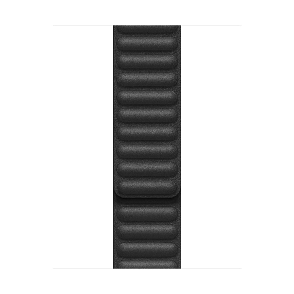 Apple Watch 40mm Band: Black Leather Link - Small