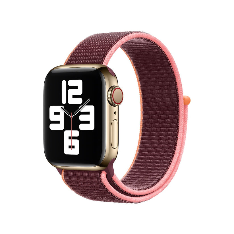 Apple Watch 44mm Band: Plum Sport Loop