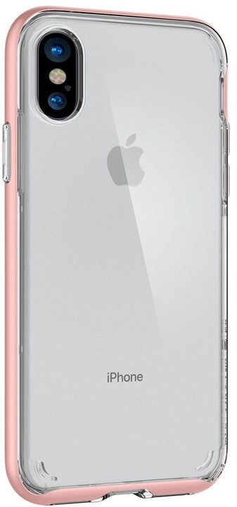 Kryt na iPhone X Spigen Neo Hybrid - ružovo zlatý
