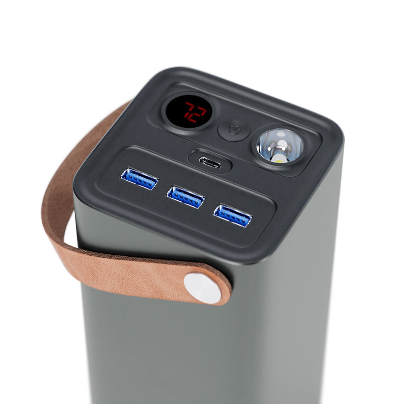 Multifunkčná hliníková powerbanka Epico 46200mAh - vesmírne šedá