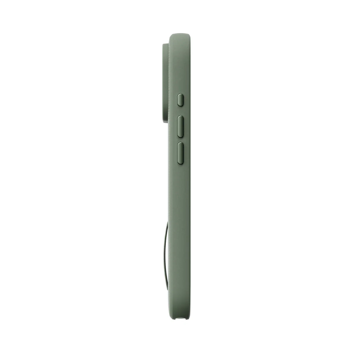 Kryt s pútkom Peak Design Everyday Case SlimLink pre iPhone 18 Pro – šalviovo zelený – ľavý bok