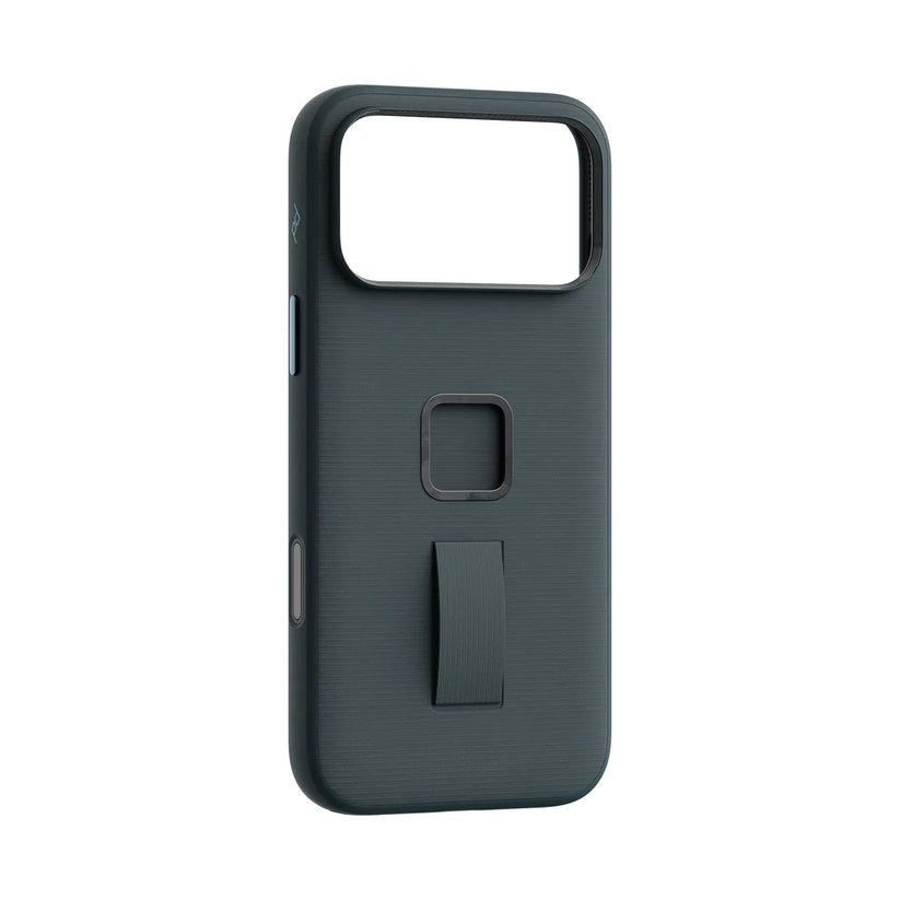 Kryt s pútkom Peak Design Everyday Case SlimLink pre iPhone 18 Pro Max – oceánovo modrý – šikmý pohľad zozadu