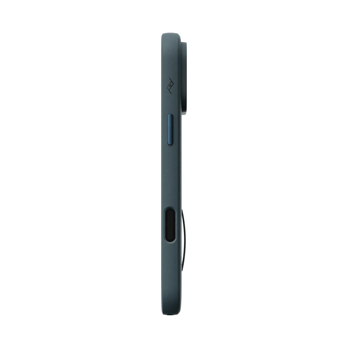 Kryt s pútkom Peak Design Everyday Case SlimLink pre iPhone 18 Pro Max – oceánovo modrý – pravý bok
