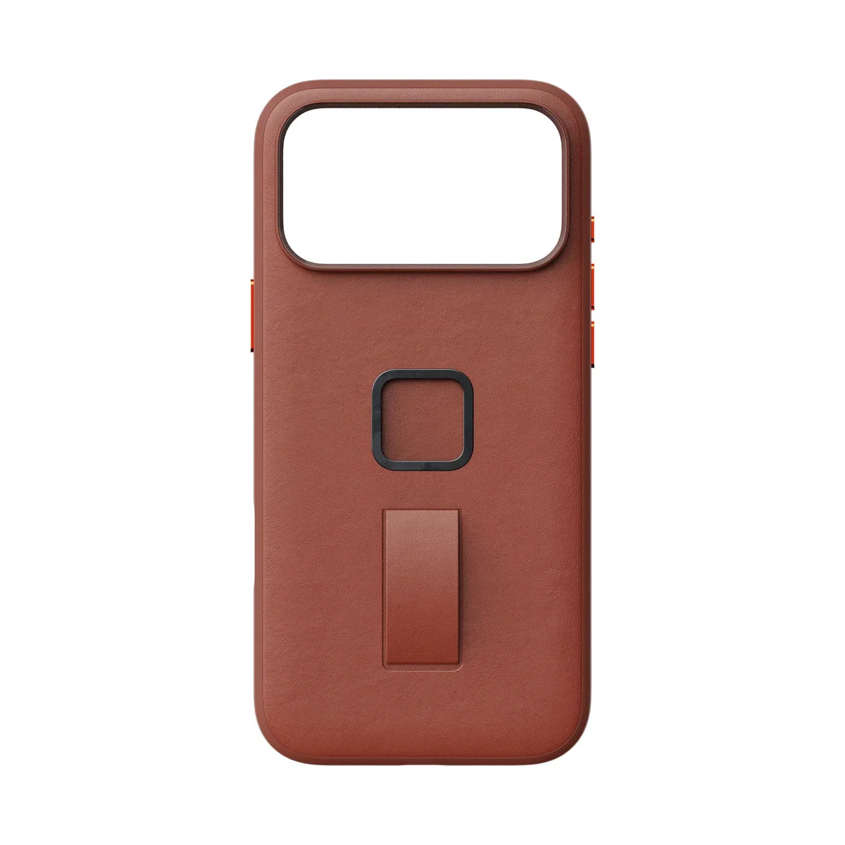 Kryt s pútkom Peak Design Everyday Case SlimLink Clarino pre iPhone 18 Pro Max – hnedý – zadný pohľad