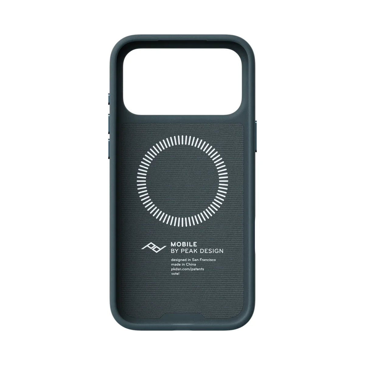 Kryt s pútkom Peak Design Everyday Case pre iPhone 18 Pro Max – oceánovo modrý – vnútorná strana