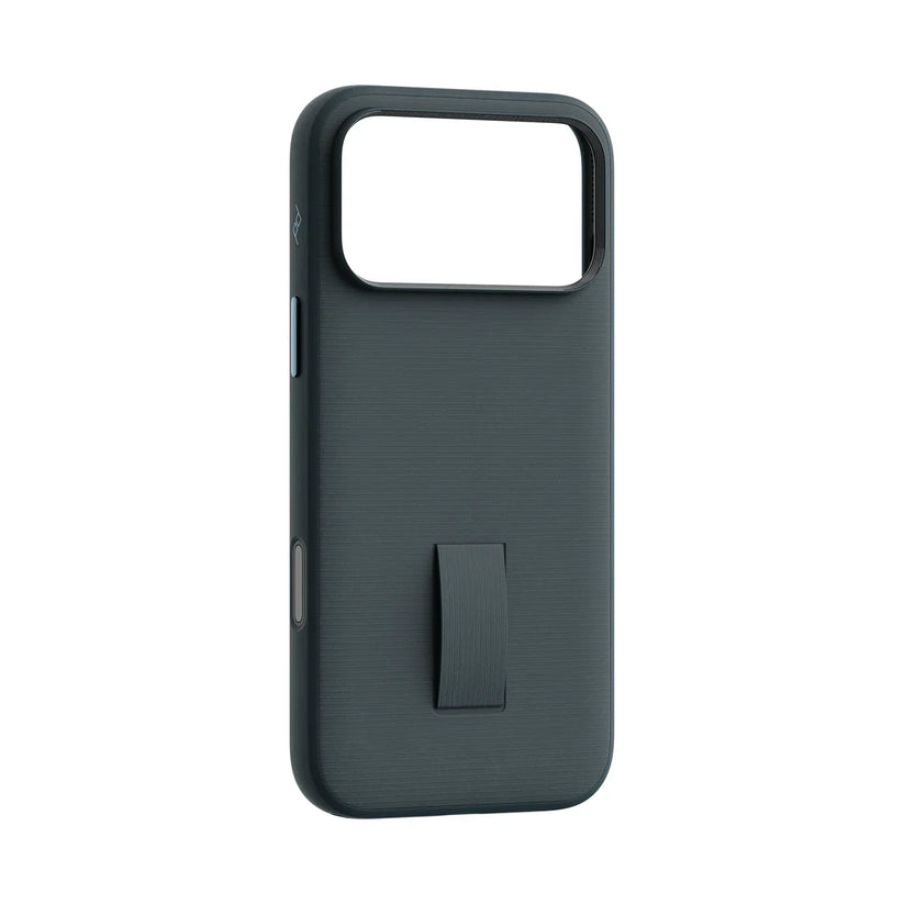 Kryt s pútkom Peak Design Everyday Case pre iPhone 18 Pro Max – oceánovo modrý – šikmý pohľad zozadu