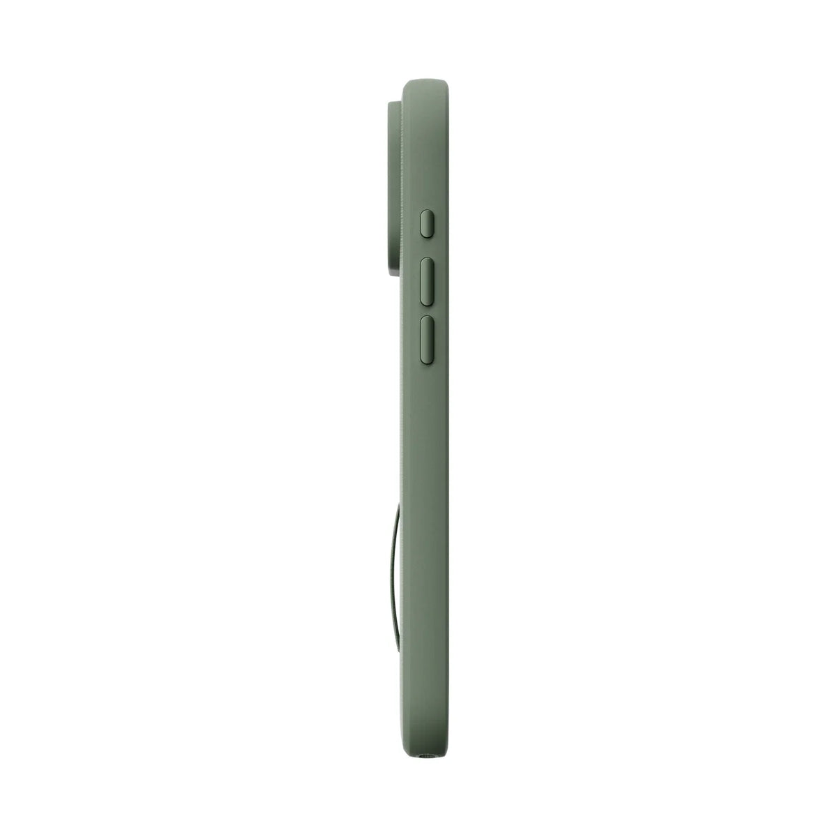 Kryt s pútkom Peak Design Everyday Case pre iPhone 18 Pro Max – šalviovo zelený – ľavý bok