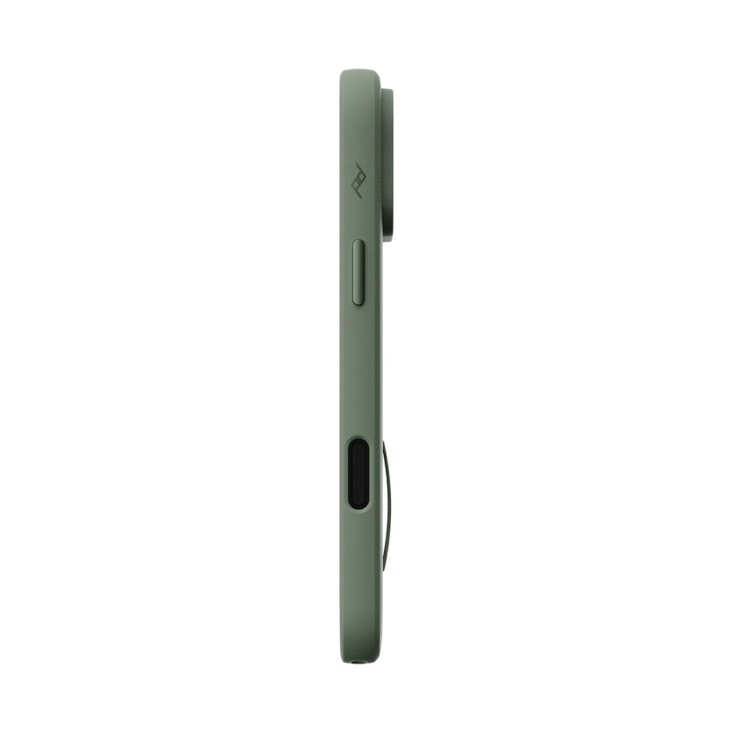 Kryt s pútkom Peak Design Everyday Case pre iPhone 18 Pro Max – šalviovo zelený – pravý bok