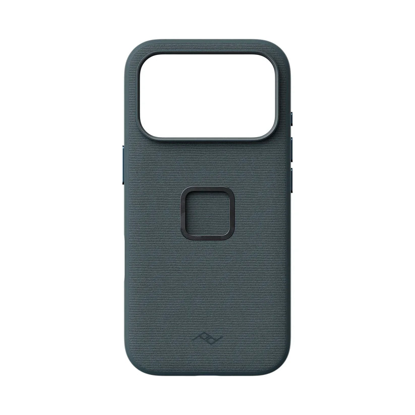 Kryt Peak Design Everyday Case SlimLink pre iPhone 18 Pro – oceánovo modrý – zadný pohľad