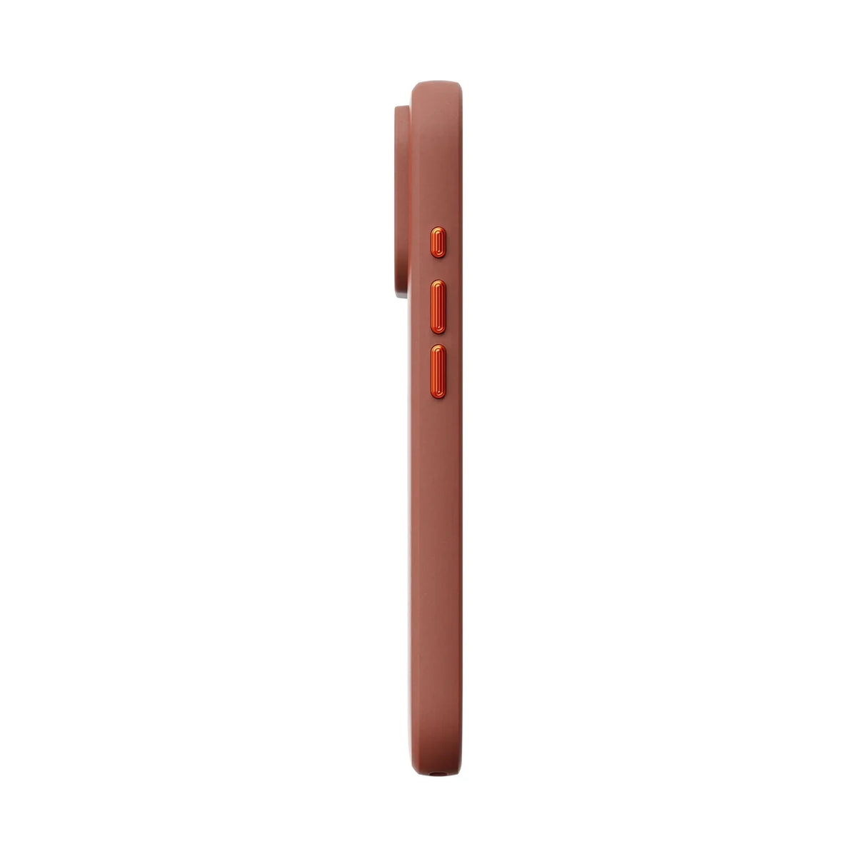 Kryt Peak Design Everyday Case SlimLink Clarino pre iPhone 18 Pro – hnedý – ľavý bok
