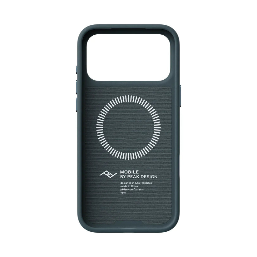 Kryt Peak Design Everyday Case SlimLink pre iPhone 18 Pro Max – oceánovo modrý – vnútorná strana