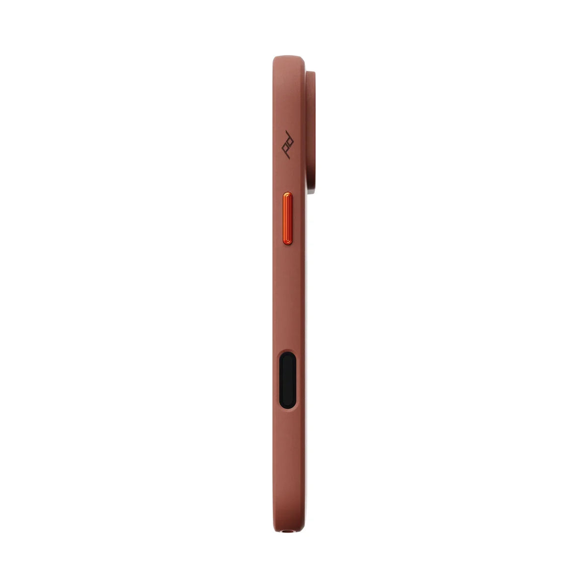 Kryt Peak Design Everyday Case SlimLink Clarino pre iPhone 18 Pro Max – hnedý – pravý bok