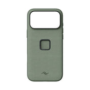 Kryt Peak Design Everyday Case SlimLink pre iPhone 18 Pro Max – šalviovo zelený – zadný pohľad