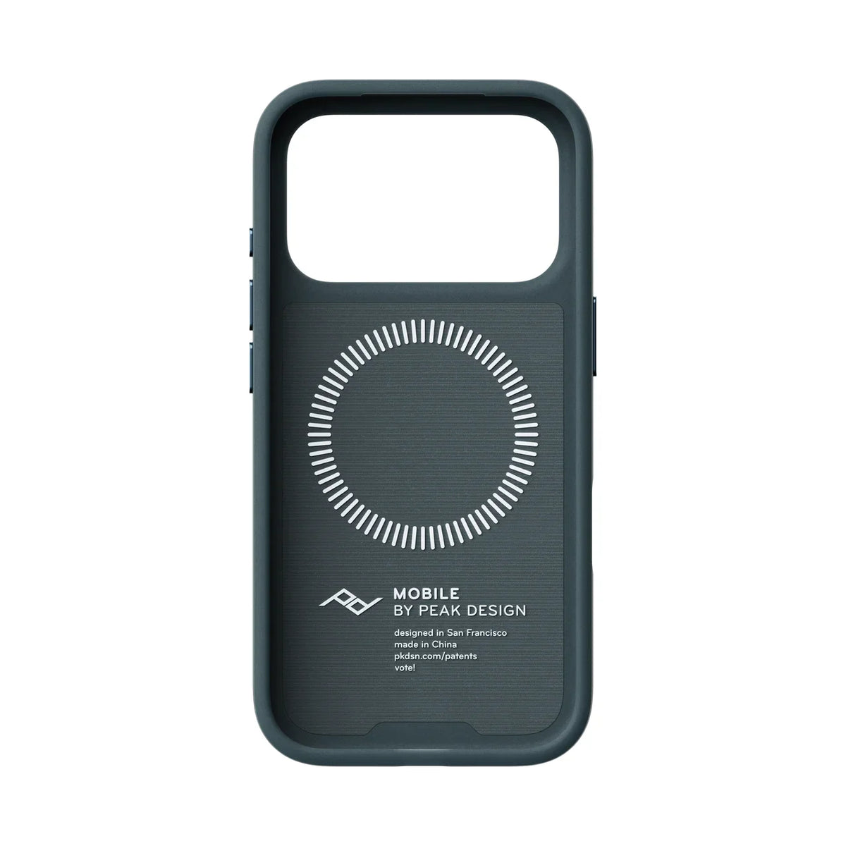 Kryt Peak Design Everyday Case pre iPhone 18 Pro – oceánovo modrý – vnútorná strana