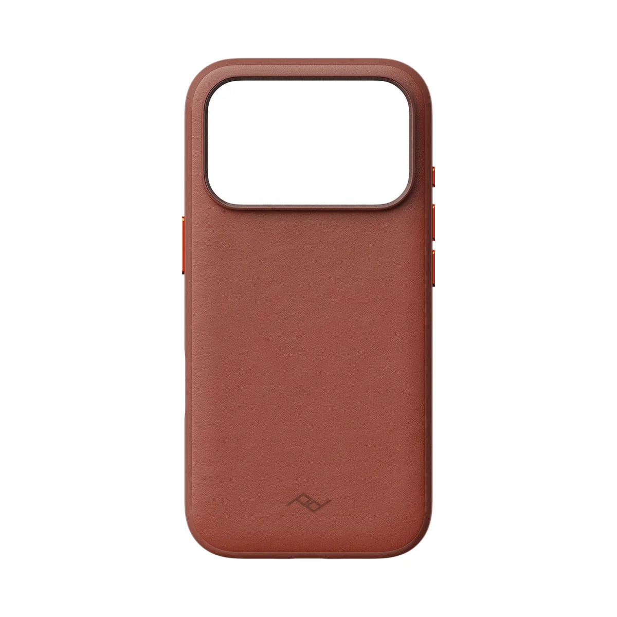 Kryt Peak Design Everyday Case Clarino pre iPhone 18 Pro – hnedý – zadný pohľad