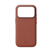 Kryt Peak Design Everyday Case Clarino pre iPhone 18 Pro – hnedý – zadný pohľad