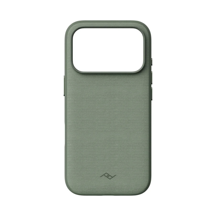 Kryt Peak Design Everyday Case pre iPhone 18 Pro – šalviovo zelený – zadný pohľad