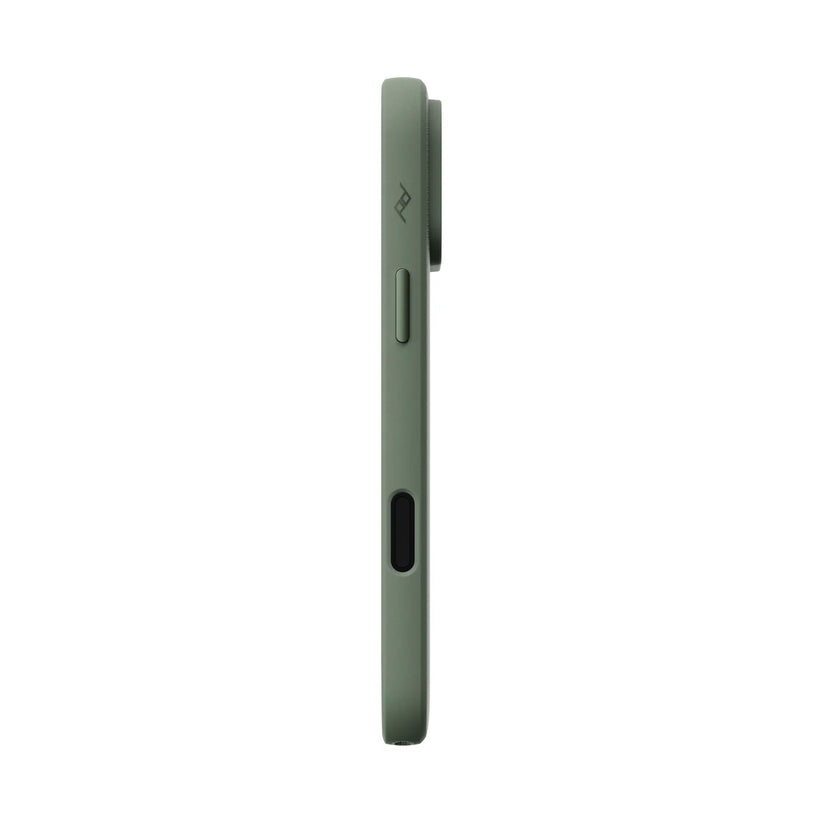 Kryt Peak Design Everyday Case pre iPhone 18 Pro Max – šalviovo zelený – pravý bok
