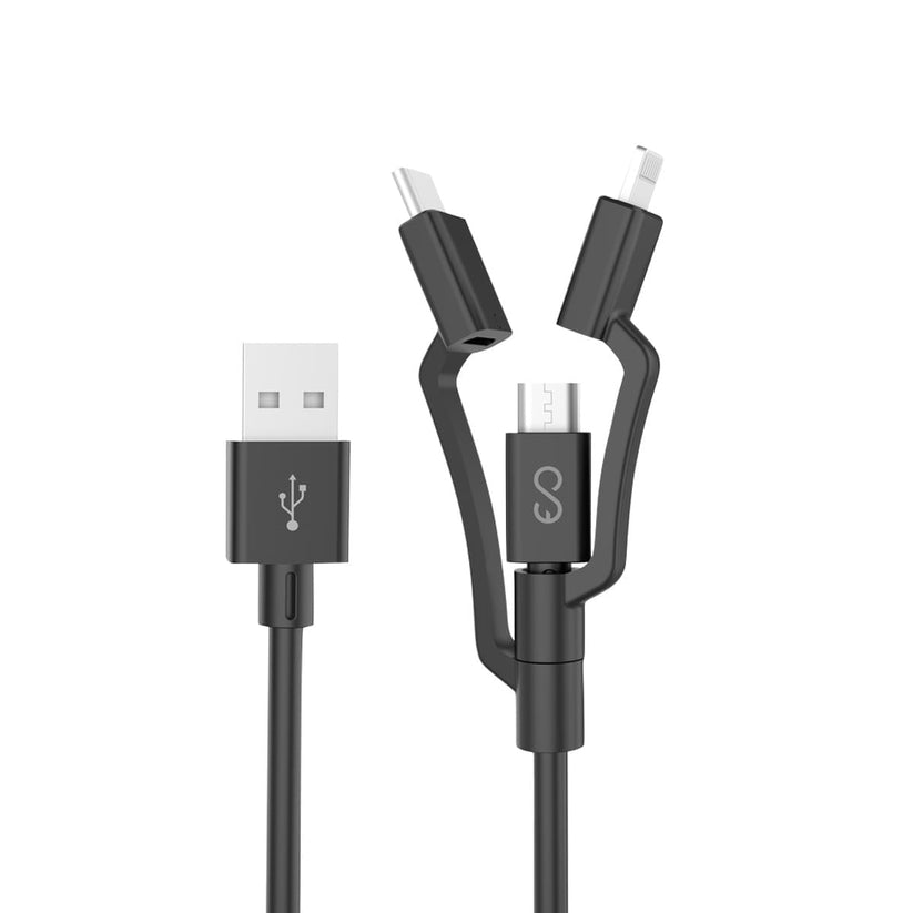 Epico 3in1 Braided Cable 1,2m