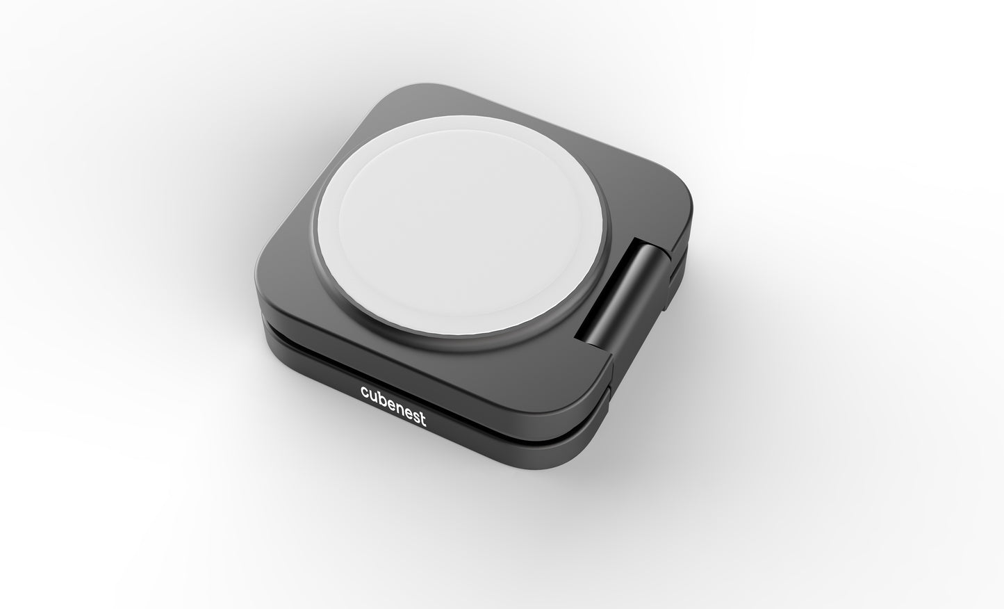 Cubenest 2v1 skladacia magnetická bezdrôtová nabíjačka S211 - šedá