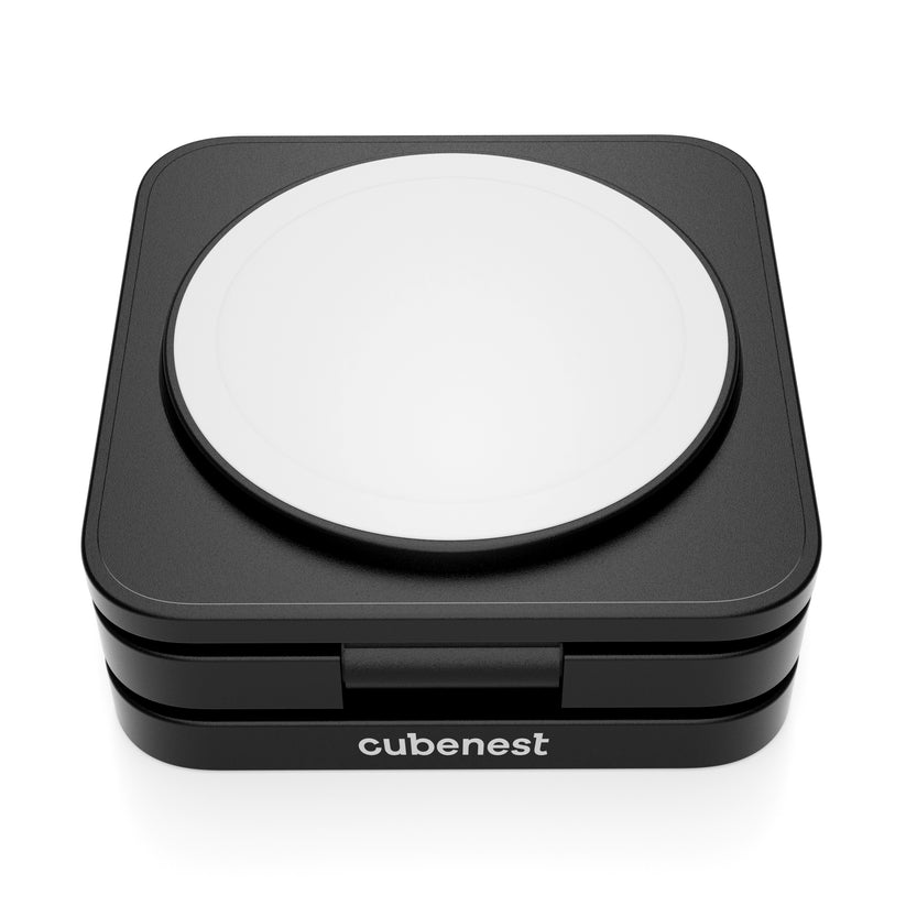 Cubenest 3v1 magnetická bezdrôtová nabíjačka S312 Fold Pro - čierna