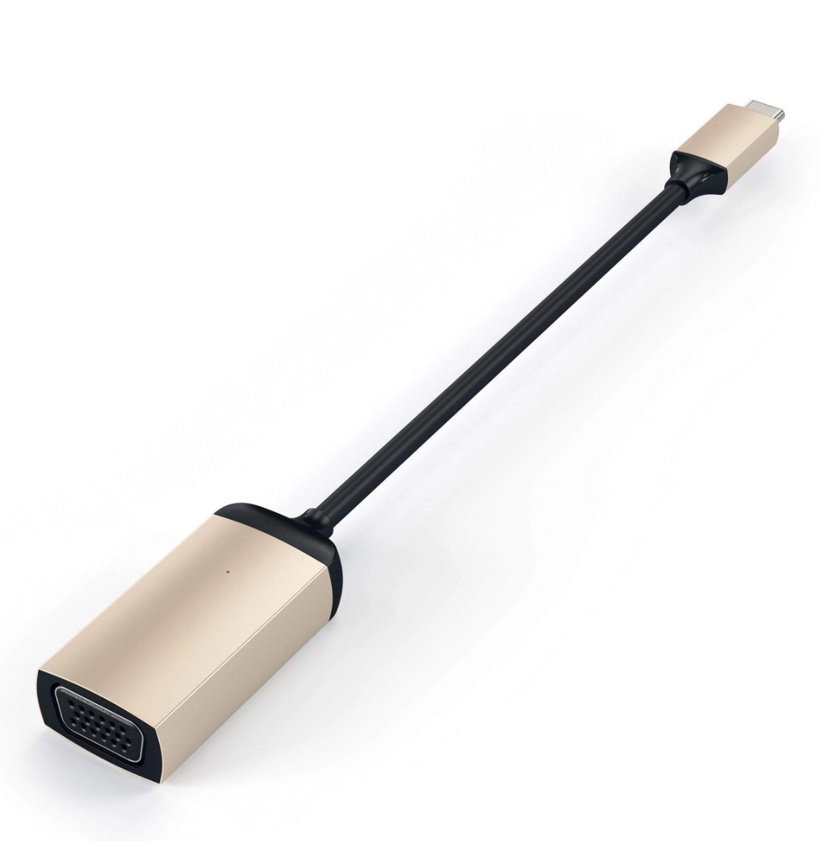 Satechi Type-C VGA Adaptér - zlatý